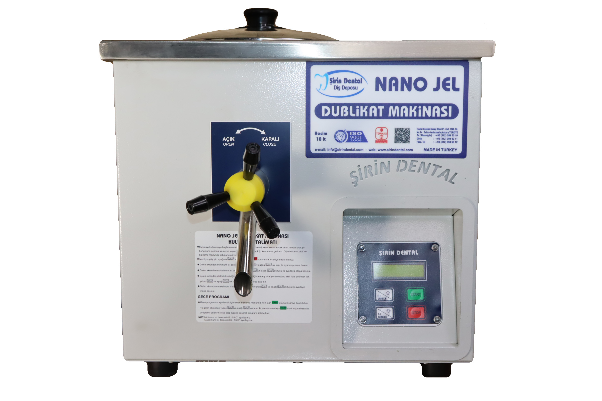 Nano Jel Dublikat Makinesi (10 LT)