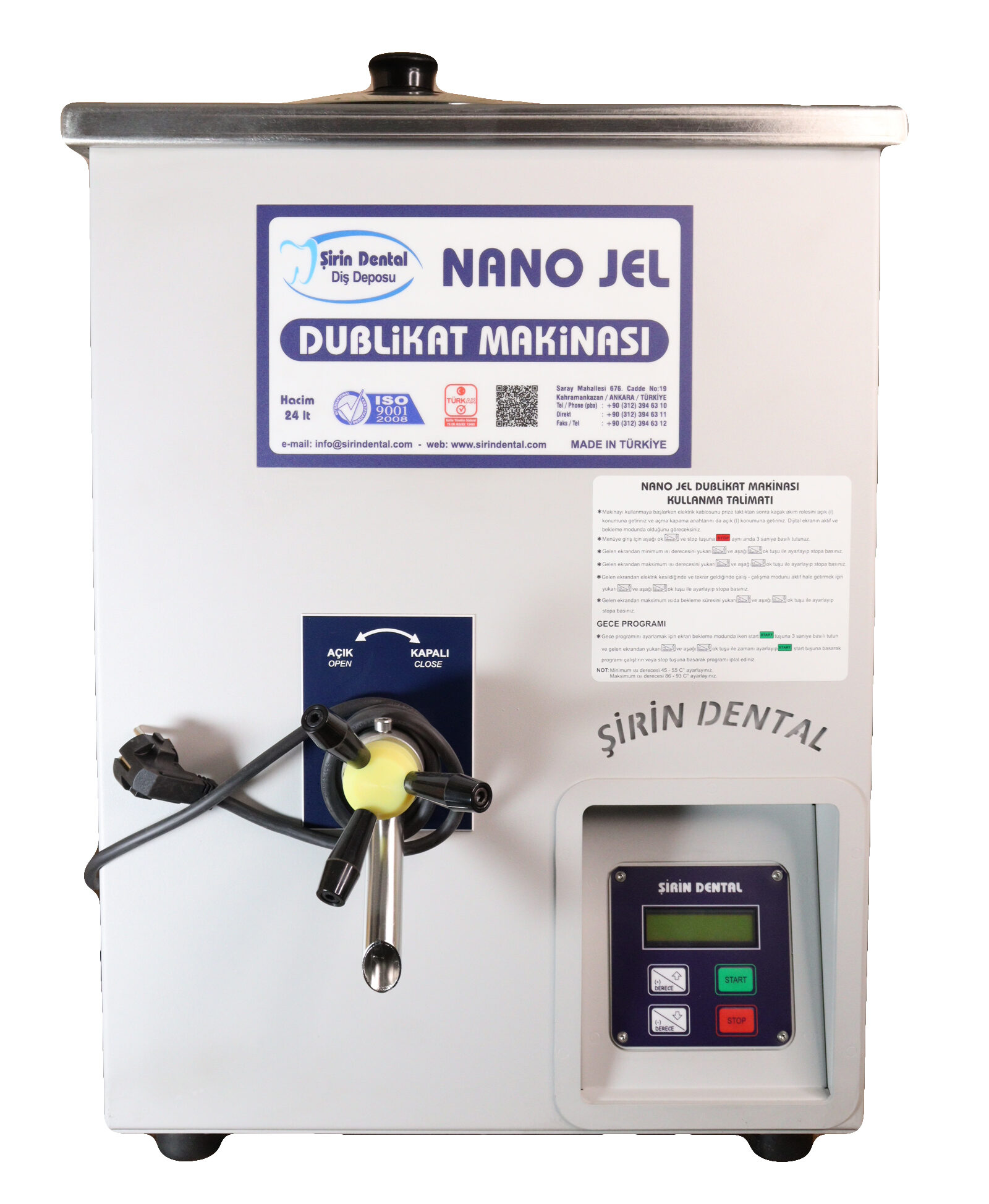 Nano Jel Dublikat Makinesi (24 LT)