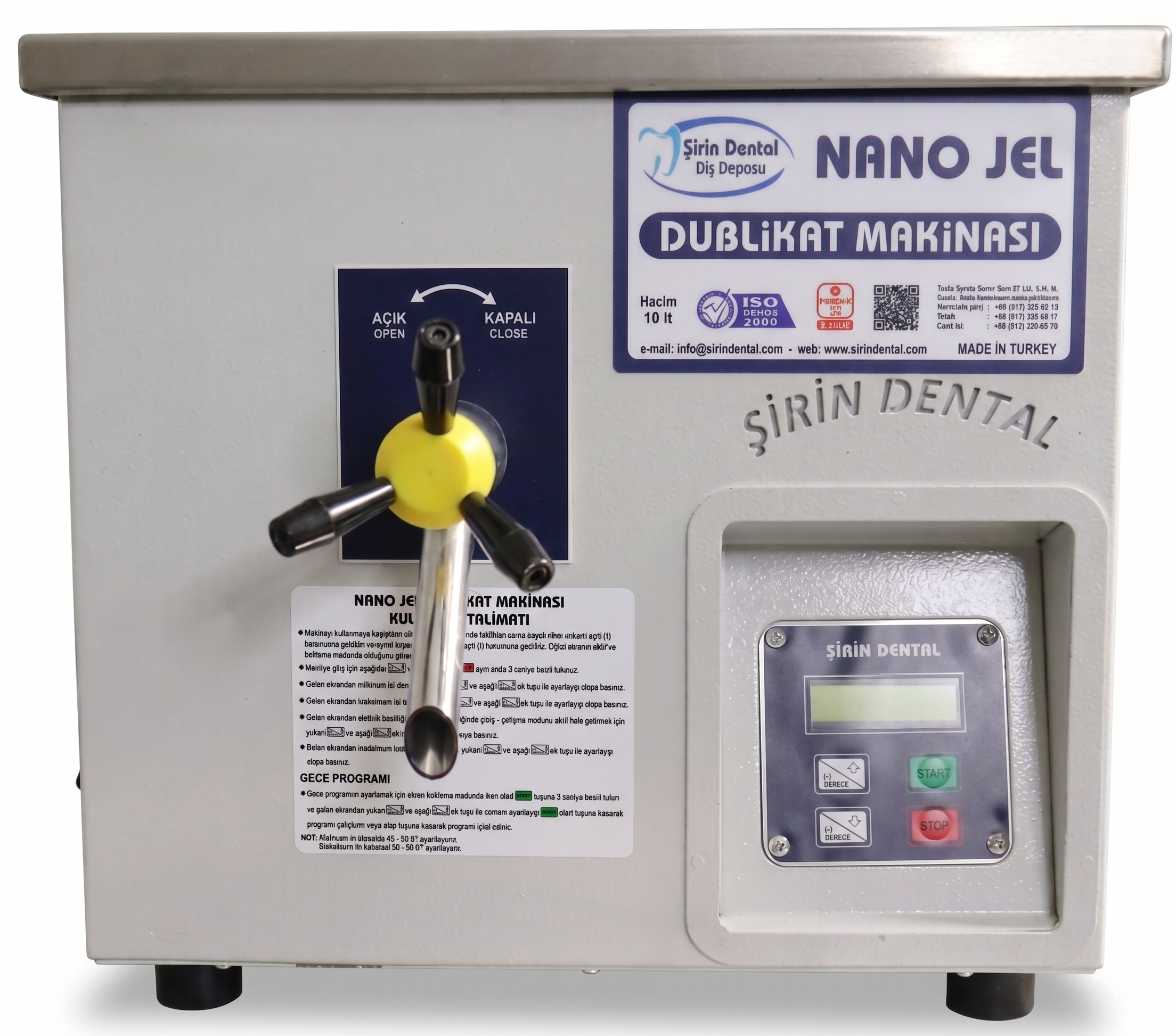 Nano Jel Dublikat Makinesi (10 LT)