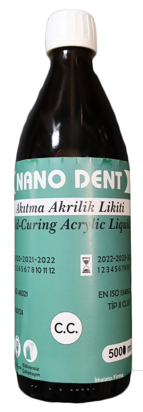 Nano Dent - Soğuk Akıtma Akrilik Likiti (500 ml)