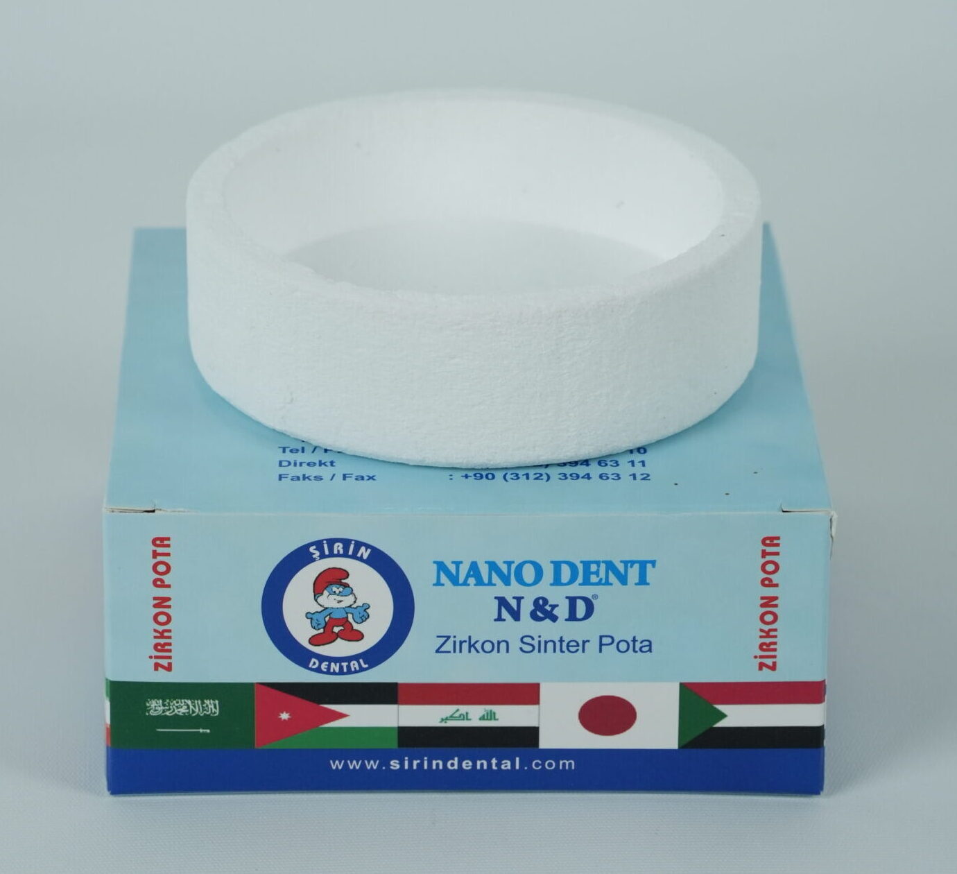 Nano Crucible - Zirkon Sinterleme Potası (Yumuşak)