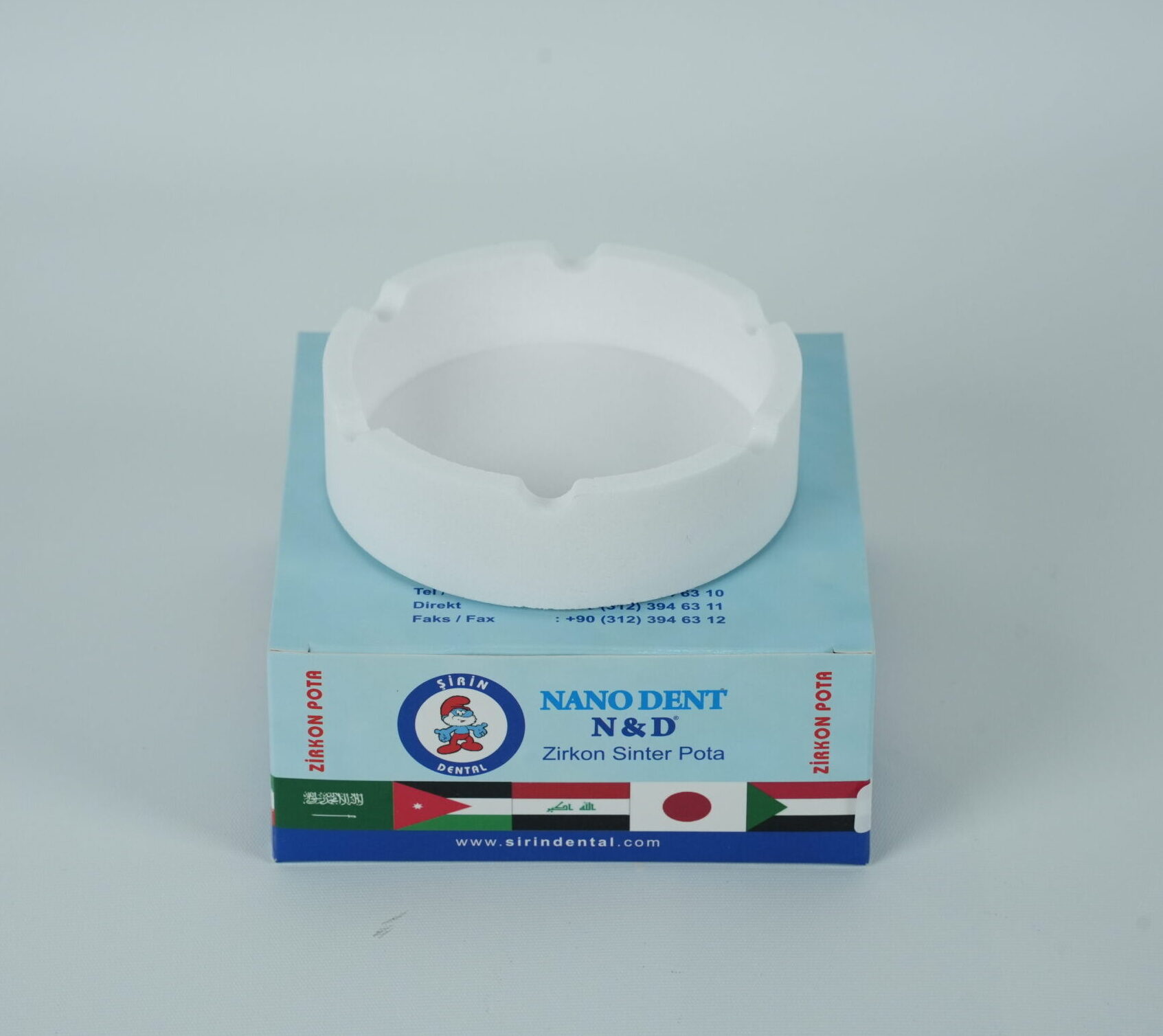 Nano Crucible - Zirkon Sinterleme Potası (Sert)