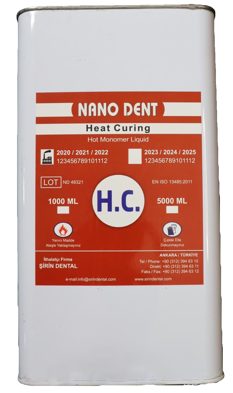 Nano Dent - Sıcak Akrilik Likidi (5000 ml)