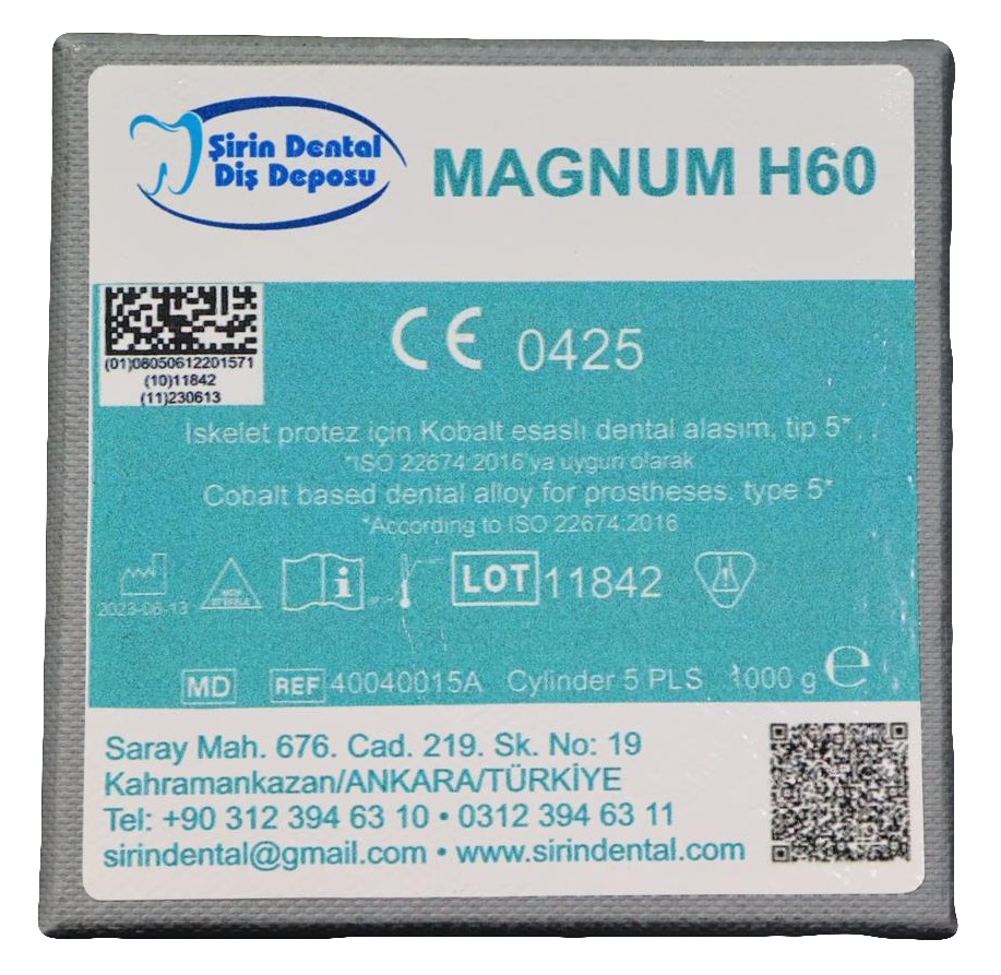 İskelet Çekirdek Metali (Kobalt)