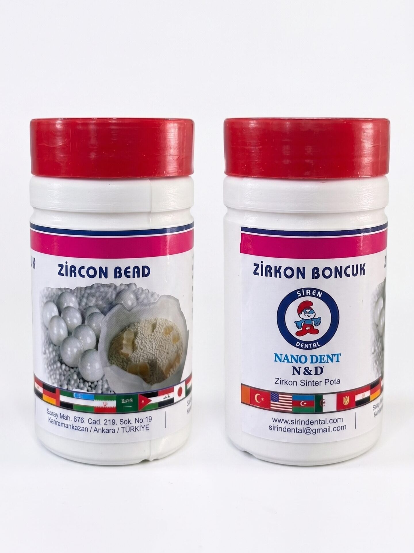 Nano Dent Zirkon Boncuk (500 Gr)